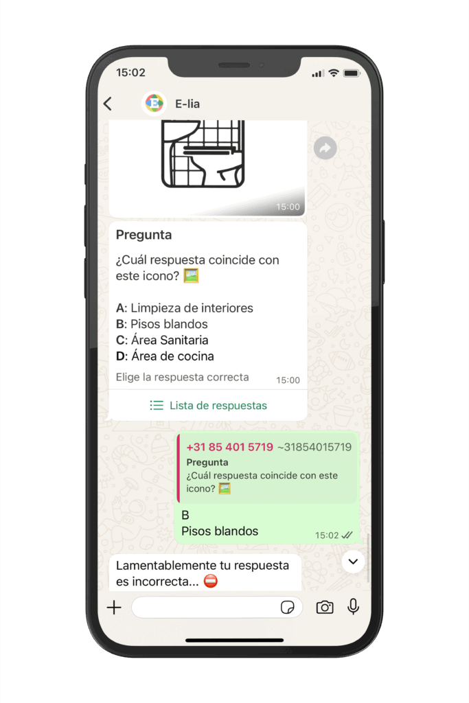 E-learning voor schoonmaakmedewerkers via WhatsApp.